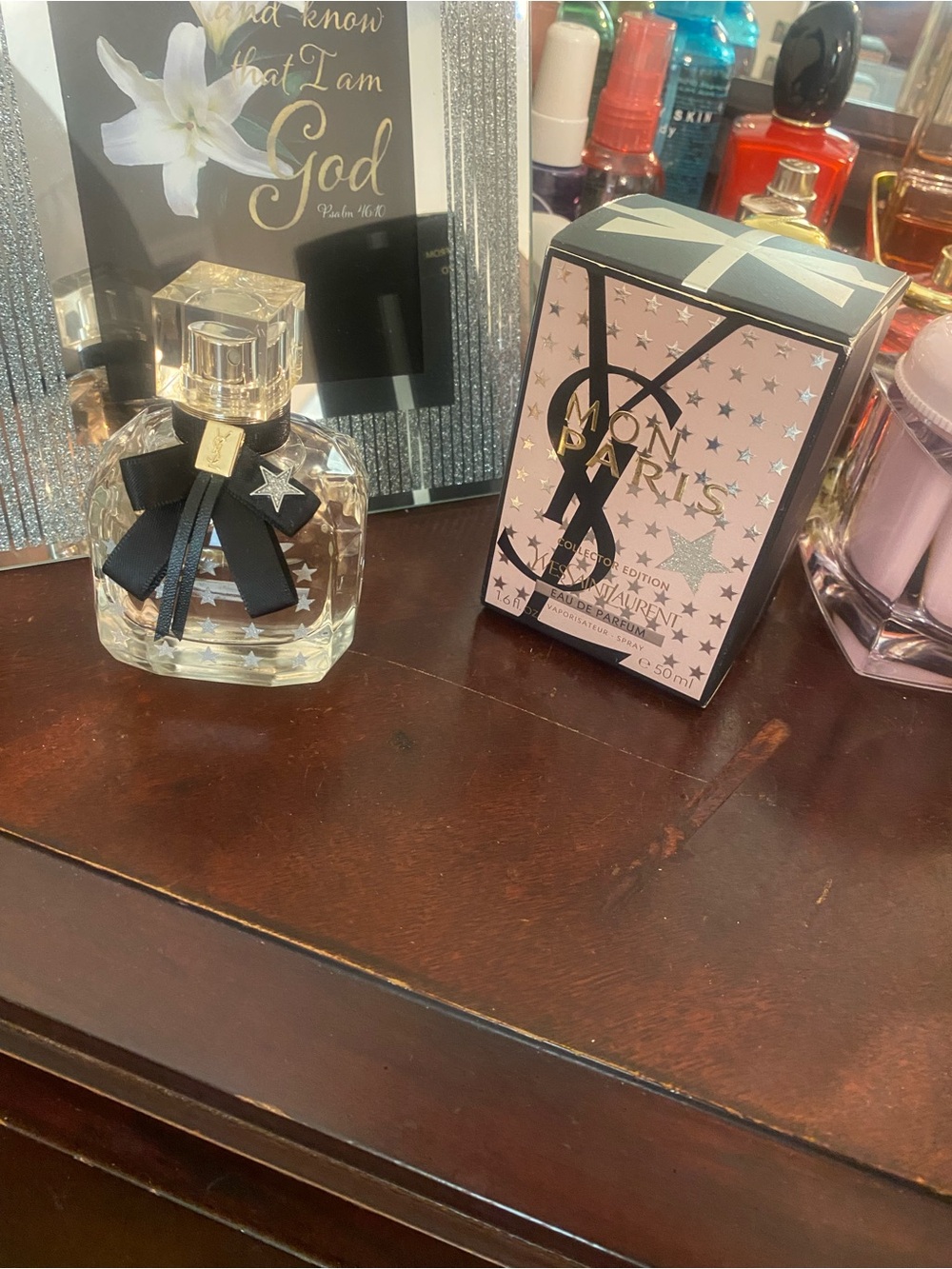 Yves Saint Laurent Pink & Black Star-Embellished Mon Paris Fragrance Set